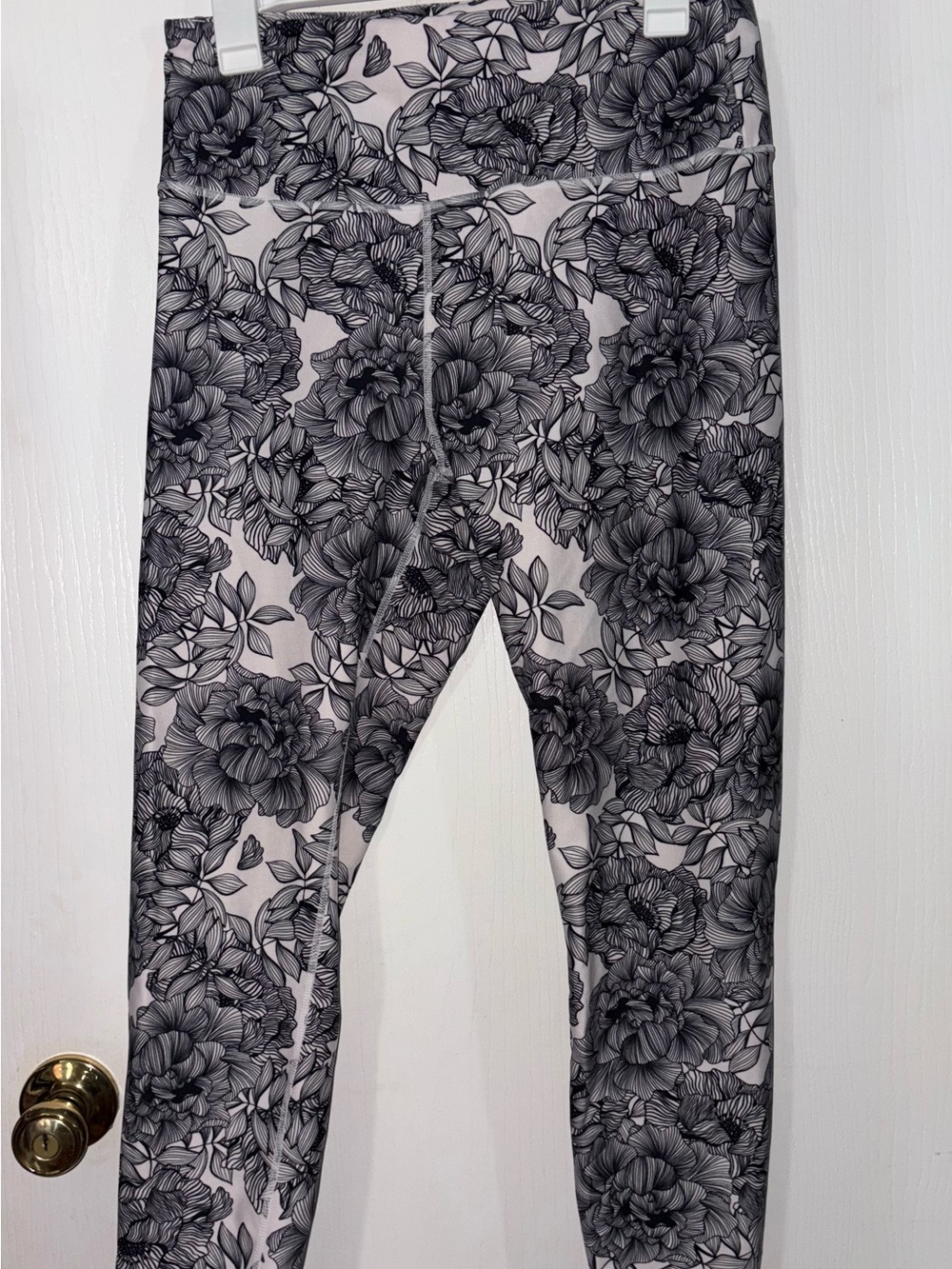 Balance Collection Black Floral Print Leggings